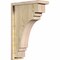 Ekena Millwork Pescadero Rough Sawn Corbel w/Backplate, Douglas Fir, 6"W x 14"D x 22"H COR06X14X22PEC01RDF - alternate 1